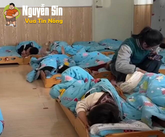 Bức ảnh l/ớ:p m/ầm n/on ngủ trưa ở Hà Nội đang gây tranh cãi: